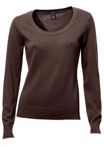 Heine, Damen Pullover, Schoko