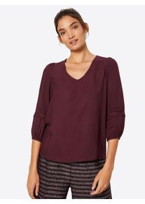 Véro Moda VERO MODA, Damen Bluse, Weinrot