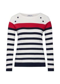 ABOUT YOU, Damen Pullover 'Marla', Blau / Rot / Wei&szlig;