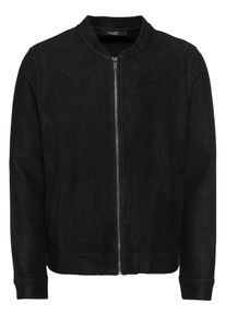 Jack & Jones JACK & JONES, Herren Sweatjacke 'JPRWILLIAM BLA. SWEAT ZIP BOMBER', Schwarz