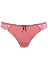 Palmers, Damen Slip 'Romantic Lace Brazilian Slip', Rot