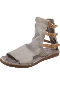 A.S.98, Damen Sandalen, Hellbraun / Grau