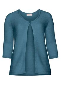 sheego Casual, Damen Cardigan, Petrol