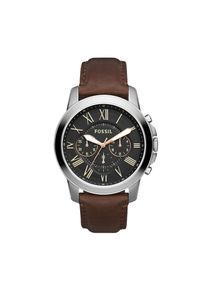 Fossil, Herren Chronograph 'FS4813IE', Braun / Silber