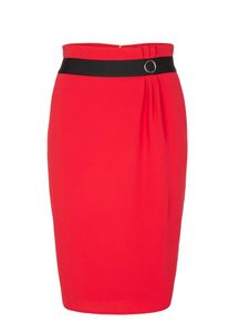 s.Oliver BLACK LABEL, Damen Rock, Rot / Schwarz