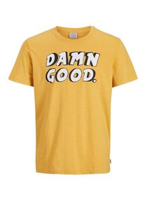 Jack & Jones JACK & JONES, Herren Statet T-Shirt, Gelb