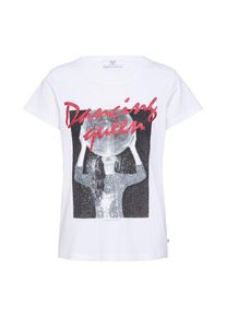 Le Temps Des Cerises, Damen Shirt 'FARA', Anthrazit / Dunkelpink / Weiß