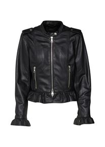 SET, Damen Lederjacke, Schwarz