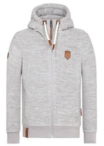 Naketano, Herren Fleecejacke, Graumeliert