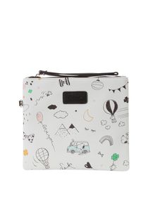 Codello, Damen Kosmetiktasche, Hellgrau / Mischfarben