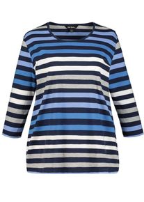 Ulla Popken, Damen Ringelshirt, bunt