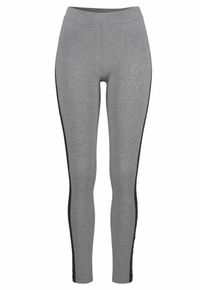 Bench, Damen Leggings, Dunkelblau / Graumeliert / Weiß