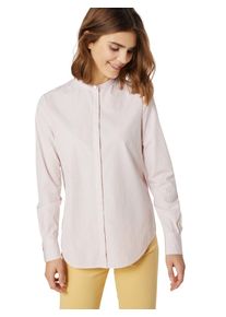 BOSS, Damen Hemd 'Efelize_17', Rosa / Wei&szlig;