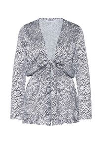 Glamorous, Damen Jumpsuit, Dunkelgrau / Wei&szlig;