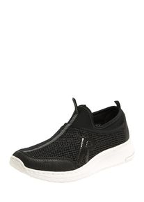 Rieker, Damen Slipper, Schwarz