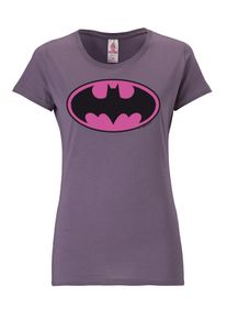 logoshirt, Damen T-Shirt 'Batman', Lila