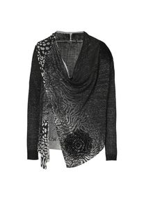 Desigual, Damen Pullover, Grau / Schwarz