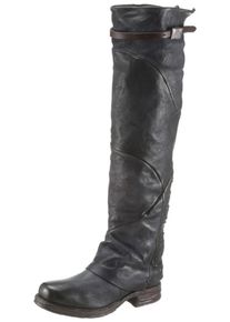 A.S.98, Damen Overkneestiefel, Nachtblau