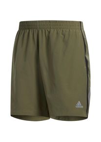 adidas Performance, Herren Laufshorts 'Own The Run', Grau / Khaki / Schwarz