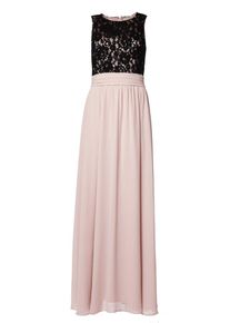 Young Couture By Barbara Schwarzer, Damen Kleid, Puder / Schwarz