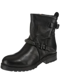JOLANA & FENENA JOLANA & FENENA, Damen Biker Boots, Schwarz