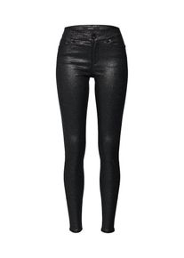 V&eacute;ro Moda VERO MODA, Damen Hose 'VMSEVEN MR SLIM GLITTER PANT', Schwarz