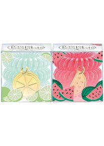 invisibobble, Damen 'Original Tutti Frutti Collection', Spiralhaargummi, Mint / Rot
