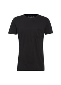 Tom Tailor Denim, Herren T-Shirt 'NOS solid tee with pocket', Schwarz