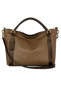 POON Switzerland, Damen Schultertasche, Braun