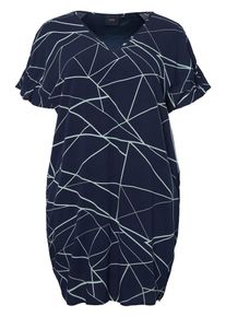 JUNAROSE, Damen Kleid, Navy / Weiß