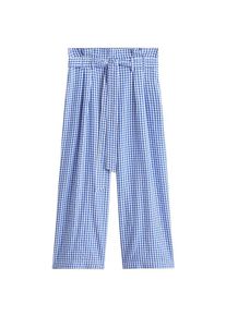 Mango, Damen Hose 'Praya-H', Hellblau / Weiß