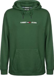 Tommy Jeans, Herren Sweatshirt, Grün / Weiß
