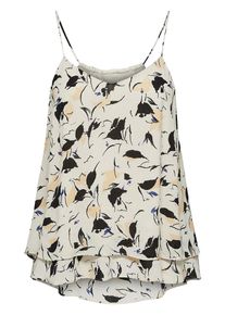 Selected Femme, Damen Trägertop, Beige / Apricot / Schwarz