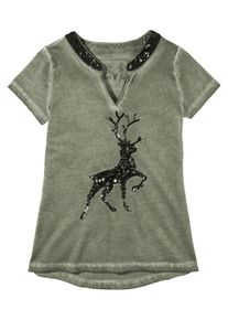 Marjo, Damen Trachtenshirt, Khaki