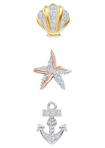 Swarovski, Damen Ohrstecker 'Ocean', Bronze / Gold / Silber