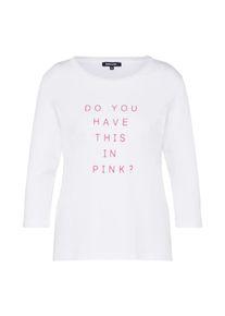 More & More MORE & MORE, Damen Sweatshirt, Pink / Wei&szlig;