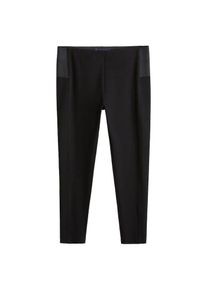 Violeta by Mango, Damen Leggings 'Chip4', Schwarz