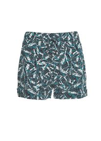 Q/S Designed By, Damen Shorts, Petrol / Schwarz