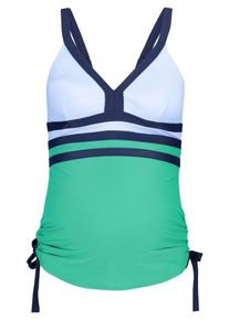 Esprit Maternity, Damen Tankini, Nachtblau / Hellblau / Jade