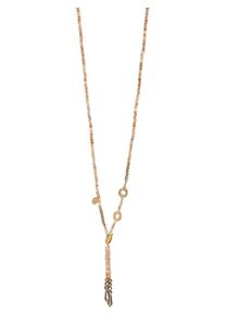 Sence Copenhagen, Damen Kette 'K202', Gold / Apricot