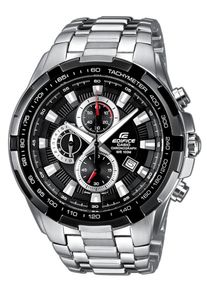 Casio, Herren Edifice Chronograph, Schwarz / Silber