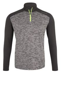 Endurance, Herren Funktionsshirt 'Landshut', Basaltgrau / Graumeliert