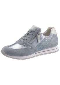 Gabor, Damen Sneaker, Pastellblau / Wei&szlig;