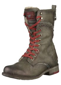 Mustang, Damen Stiefel, Khaki