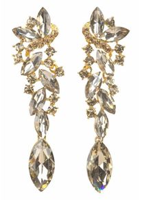 J. JAYZ, Damen Ohrstecker, Gold / Transparent