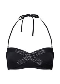 Calvin Klein Swimwear, Damen Bademode 'BANDEAU-RP', Schwarz