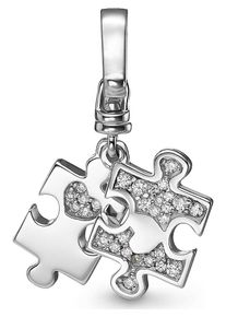 JETTE, Damen Charm, Silber / Weiß