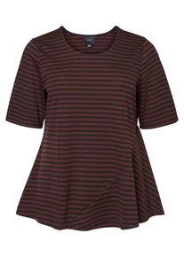 JUNAROSE, Damen Bluse, Weinrot / Schwarz