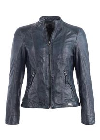 Mustang, Damen Lederjacke 'Beatrice', Dunkelgr&uuml;n