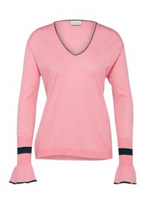 REN&Eacute; LEZARD, Damen Pullover 'P107', Pink / Schwarz